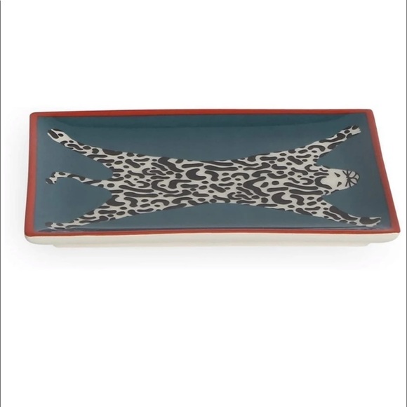 Jonathan Adler Catch All Trinket Tray - RARE- Leopard - Picture 4 of 11